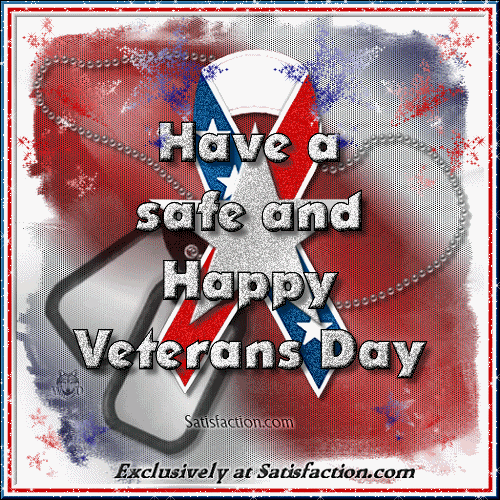 Have a safe and Happy Veterans Day GIF Image