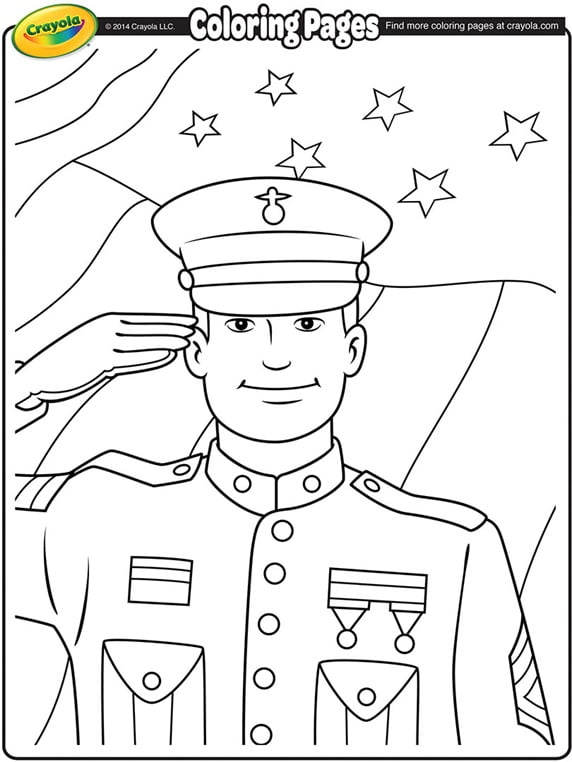 Veterans Day Pictures to Draw and Color