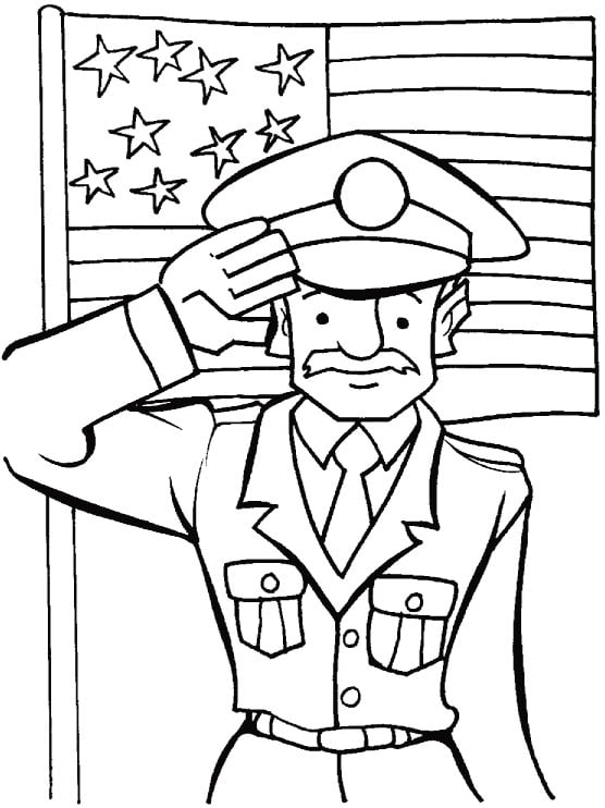 Veterans Day Coloring Pages Printables Worksheets Picture